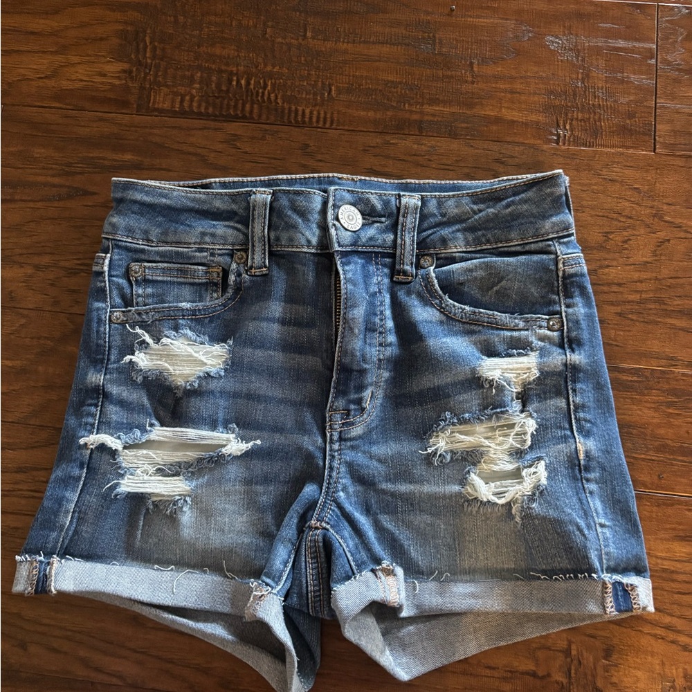 Distressed Denim Shorts for Women